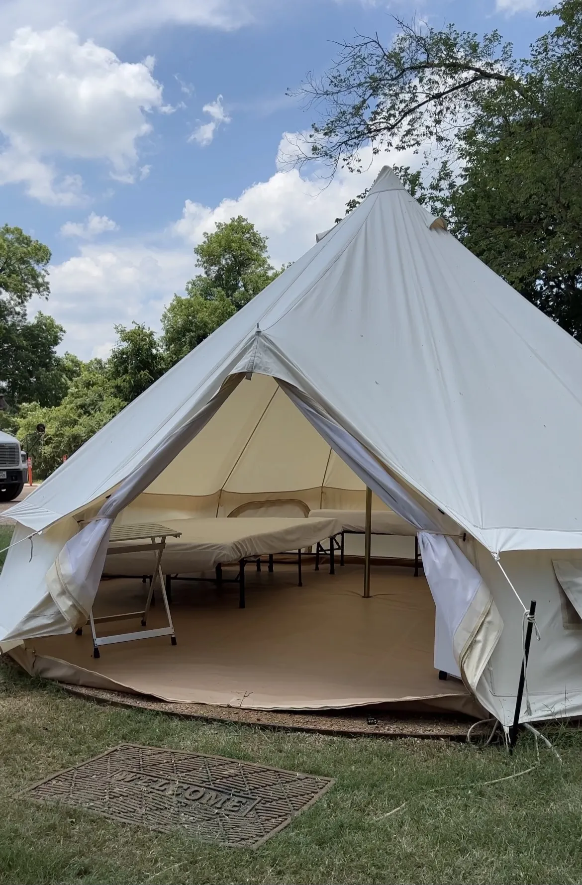 Bell Tent entrance