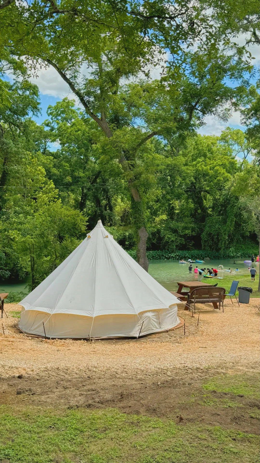 Bell Tent exterior view
