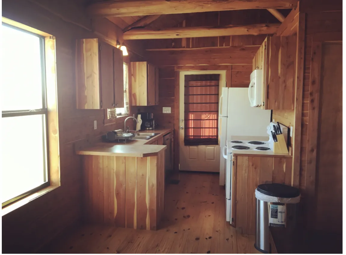 Log Cabin kitchenette